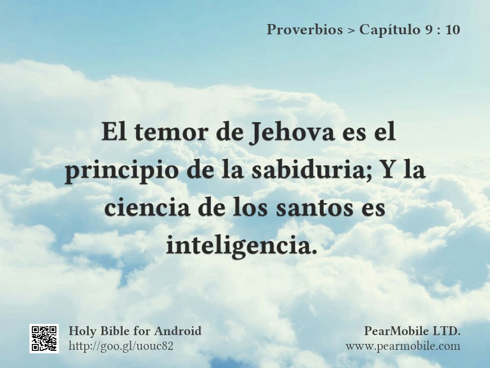 Proverbios, Capítulo 9:10